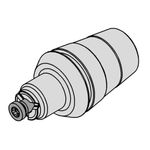 Milling shank M313 for collet chuck