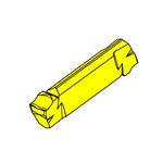 Inserts S224 with geometry .F for grooving and parting off