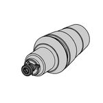 Milling Shank for Collet Chuck M313 (Metric)