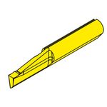 Inserts type A110 for face grooving groove outside diameter from 20 mm