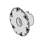 Slip-on milling cutter System 383 (ab Z10) (Metric and Inch))