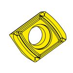 DAH25 indexable insert for high-feed milling (Metric)