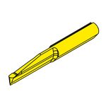 Inserts type A110 for face grooving groove outside diameter from 20 mm full radius