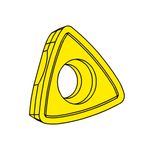 Wendeschneidplatte DAH37 Hochvorschubfräsen positive Geometrie