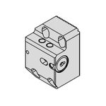 Support de barre d'alésage R849 coudé