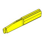 Plaquette type A110 pour gorges frontales Diamètre extérieur de la gorge à partir de 20mm et Rayon complet