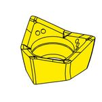 Indexable insert DA31 Milling
