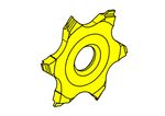 Plaquettes de coupe S64T circlips