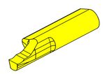 Inserts type 105 for face grooving groove outside diameter from 8 mm