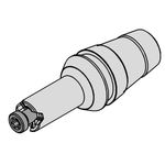 Milling shank for collet chuck