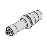 Milling shank M332 for collet chuck (Metric)