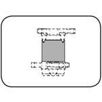Pièce intermédiaire pour plaquettes 313