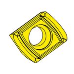 DAH25 indexable insert for high-feed milling (Metric)