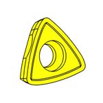 Indexable insert DAH37 High feed milling positive geometry