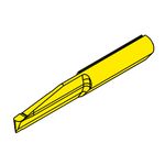 Inserts type A110 for face grooving groove outside diameter from 20 mm full radius