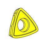 Plaquette DAH37 géométrie positive