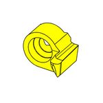 Inserts type 114 for face grooving groove outside diameter from 12 mm full radius