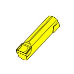 Inserts S224 with geometry .3 for grooving and side turning