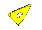 Insters type 312 with round chip former depth of groove up to 8 mm