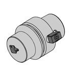 Grundaufnahme HSK-E40 System B105 für Willemin-Macodel