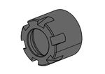 Sealed clamping nut