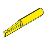 Inserts type A110 for face grooving groove outside diameter from 20 mm