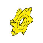 Plaquettes de coupe S64T pour le filetage, profil plein