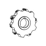 Porte-outil M409 Diamètre du cercle 100/125