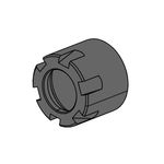 Sealed clamping nut