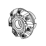 Aufsteckfräser System M409 (45°) Tangentialfräsen