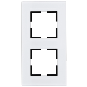 Panasonic Acrylglasrahmen 2-fach weiß 92190012-DE