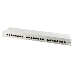Patchpanel Cat.6 24 Ports 75074 grau