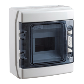 Feuchtraumautomatenkasten 1x6 CDN6PT/RR/EL