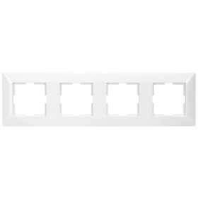 EGB Meridian Standard 4-fach Rahmen reinw. 92522204