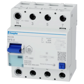 FI-Schutzschalter DFS4 040-4/0,03-HP 09134805