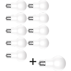 Aktion GreenLED Filament Lampe AGL opal E27 3,8W 806lm 9+1 Inhalt: 10 Stück (9+1 kostenlos)