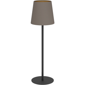 Tischleuchte "Fiorana" schwarz / cappuccino 901129