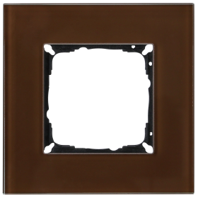 V55 Glasrahmen 1-fach V552511/22 umbra 55x55mm