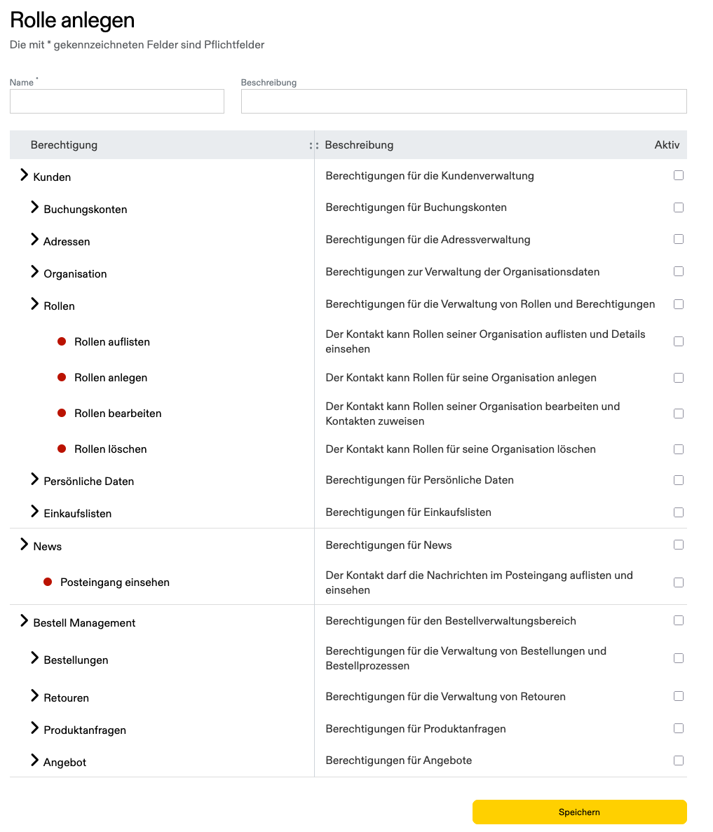 Berechtigungen