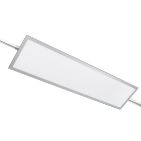 3-Phasen-LED-Panel #1200x300mm, 40W CCT, silber 60349