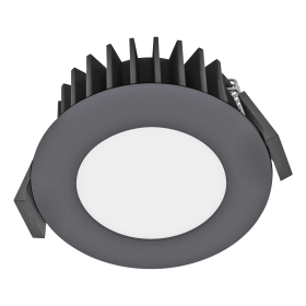 LED-Einbaustrahler IP54, CCT, 7W, anthrazit 230V, Abstr.< 90°, dimmbar, L54N071625