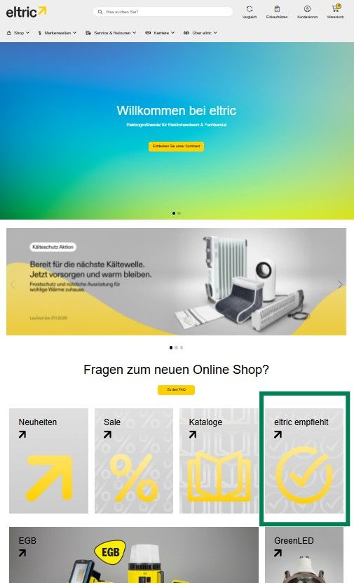 eltric empfiehlt