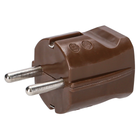 EGB Standard-Stecker braun