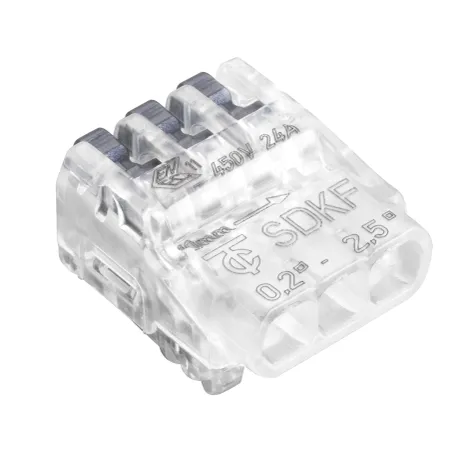 EGB Steckklemmen SDKF 3 transp./anthrazit | eltric Online Shop