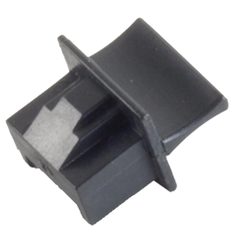 EGB Blindeinsätze RJ45 schwarz 08-01021-20 RJ-45 Staubschutz, schwarz--VE20
