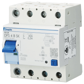 FI-Schutzschalter B DFS 40/4/0,3 B SK * Allstromsensitiv *
