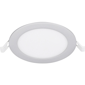 EGB LED Einbau-Panel CCT 7,2W, rund Ø145mm, silber (Lieferung ohne Netzgerät - optional wählbar)