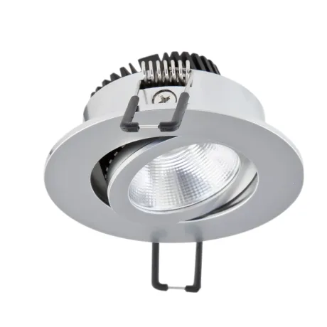 LED-Einbaustrahler Ra>90, 8,4W 4000K, chrom matt 230V, Abstr.