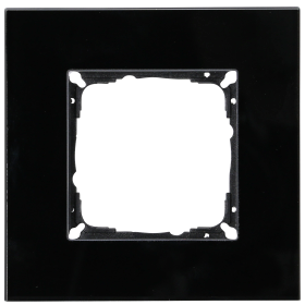 EGB V55 Glasrahmen 1-fach schwarz