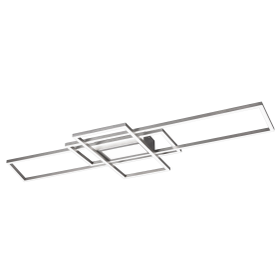 LED-Deckenleuchte "Irvine" nickel 3000-6500K 60W 620010407 inkl. Fernbedienung